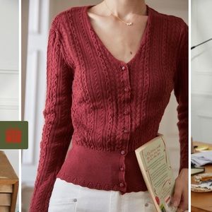 2 Simple Retro Emma Cardigans NWT size Small